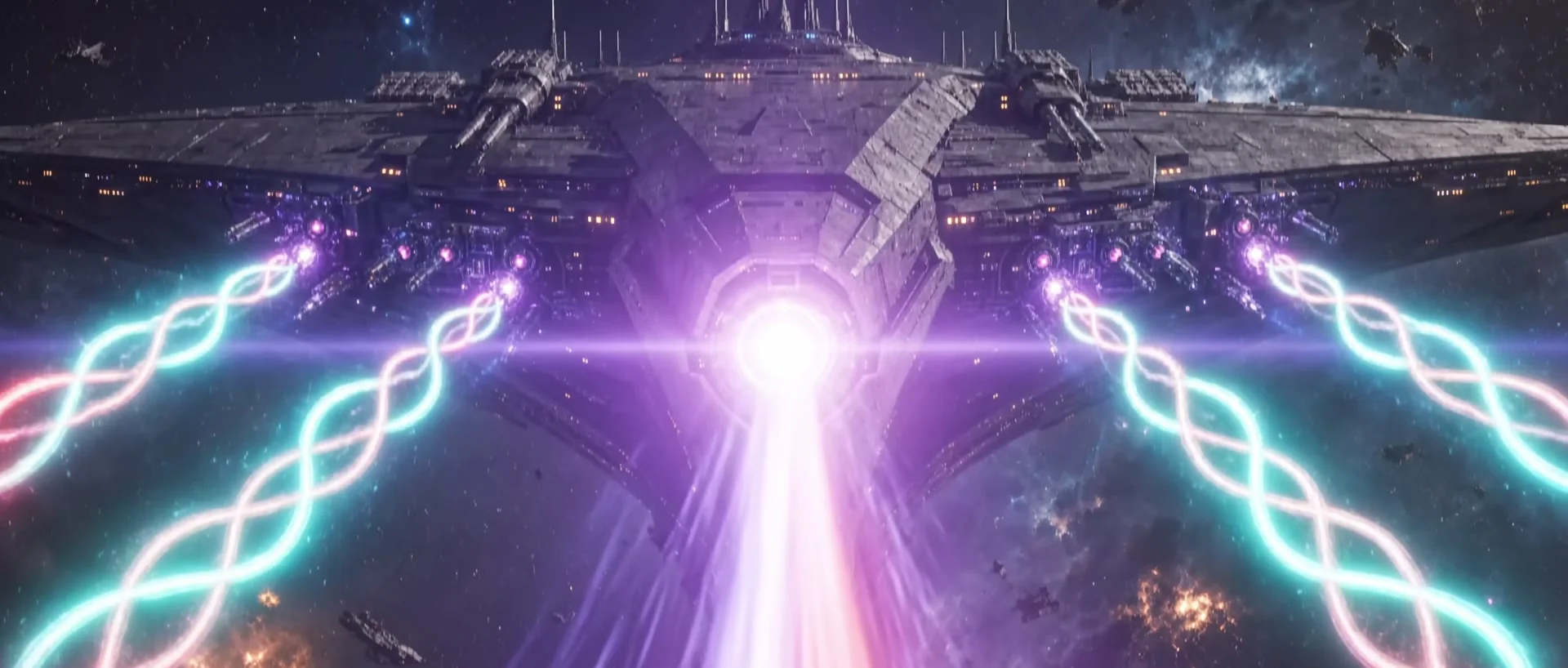 nave capital · descarga de plasma